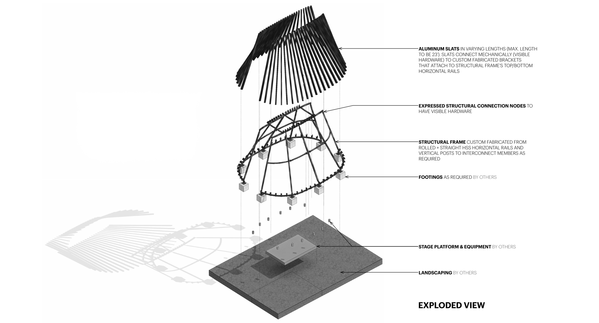OUTDOOR SCULPTURAL & IMMERSIVE SOUND PAVILION